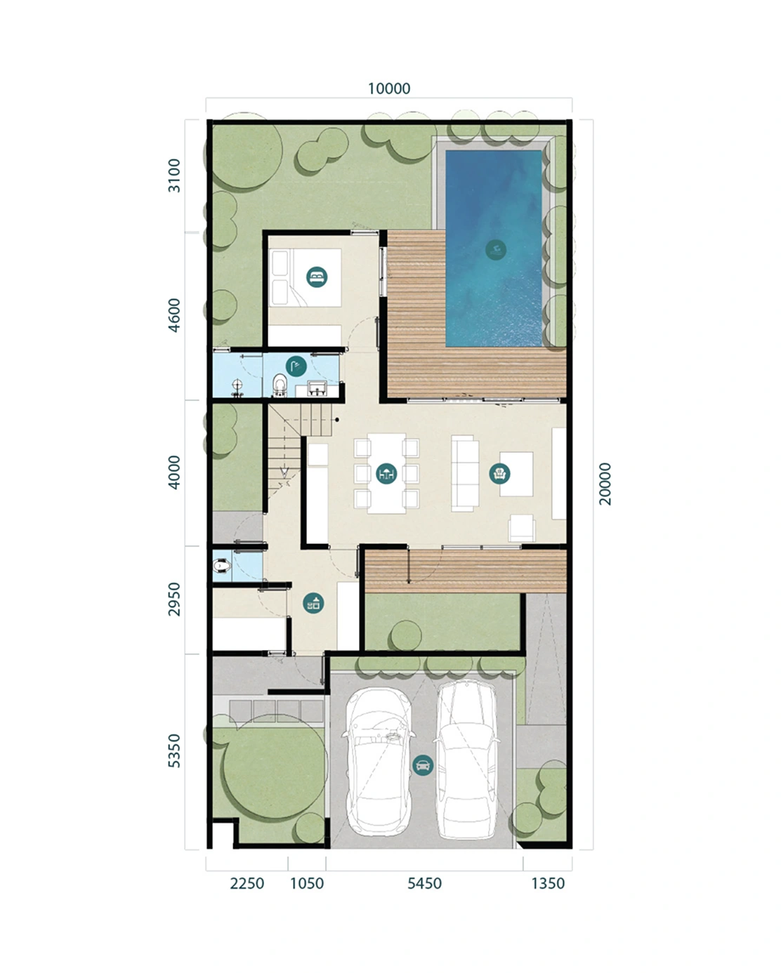 Ground Floor — Cluster Resvara — Villa Svana