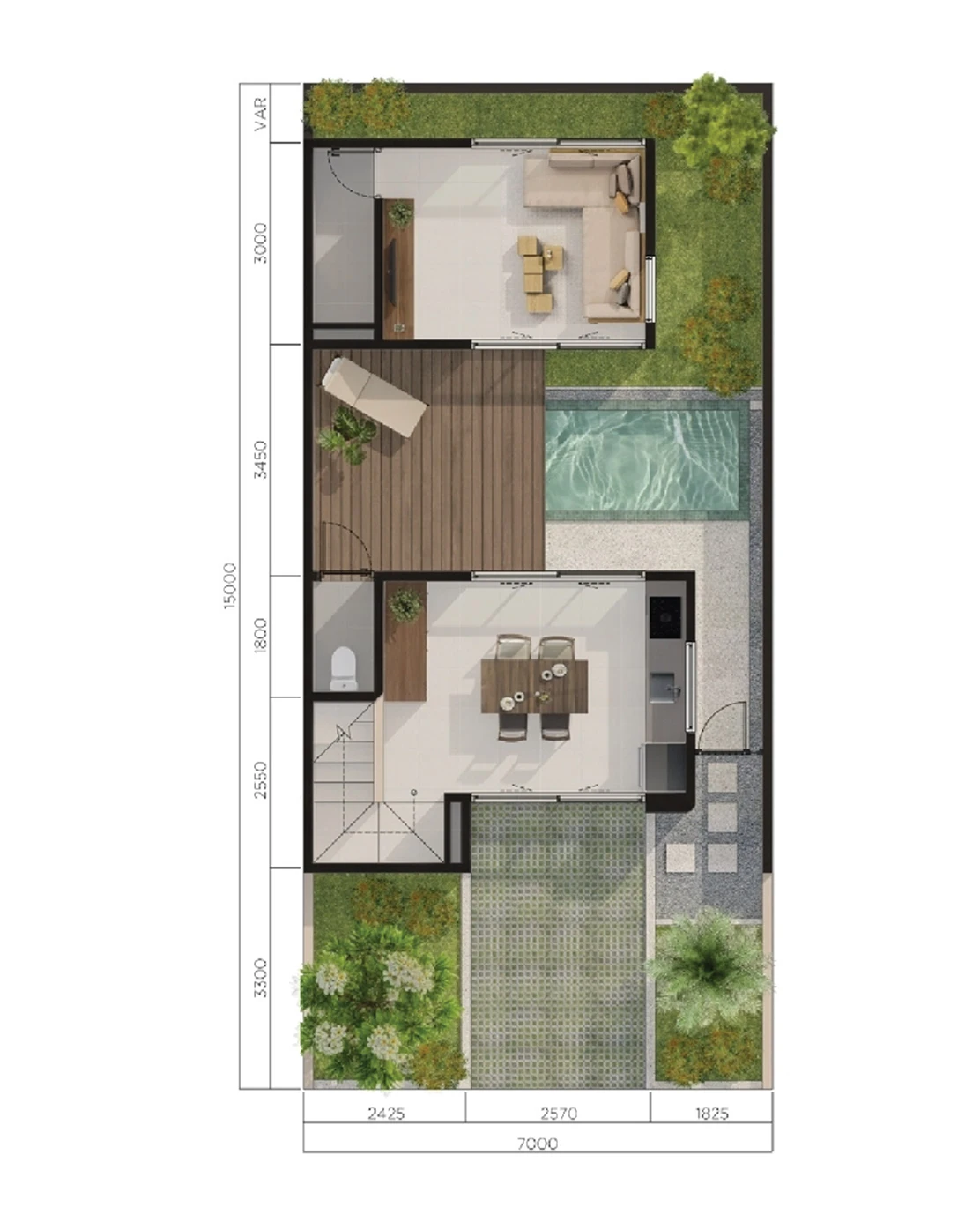 Ground Floor — Cluster Jivvana